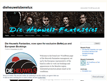 Tablet Screenshot of dieheuwelsbenelux.wordpress.com