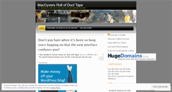 Desktop Screenshot of macgyversrollofducttape.wordpress.com