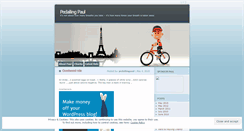 Desktop Screenshot of pedallingpaul.wordpress.com
