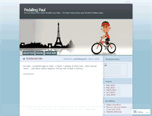 Tablet Screenshot of pedallingpaul.wordpress.com