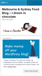 Mobile Screenshot of idreaminchocolate.wordpress.com