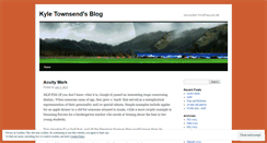 Desktop Screenshot of kyletownsend.wordpress.com