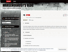 Tablet Screenshot of marsenorhudy.wordpress.com