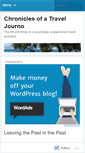 Mobile Screenshot of chroniclesofatraveljourno.wordpress.com
