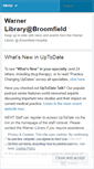 Mobile Screenshot of broomfieldwarner.wordpress.com