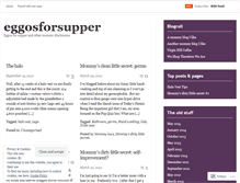 Tablet Screenshot of eggosforsupper.wordpress.com