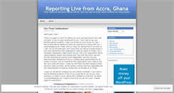 Desktop Screenshot of livefromghana.wordpress.com