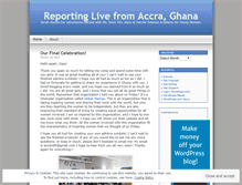 Tablet Screenshot of livefromghana.wordpress.com