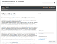 Tablet Screenshot of parlamentoargentinodereligiones.wordpress.com