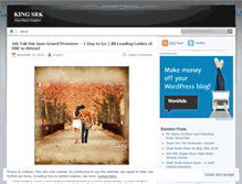 Tablet Screenshot of kingsrk.wordpress.com
