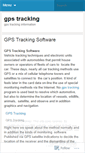 Mobile Screenshot of gpstrackingdevicesonline.wordpress.com
