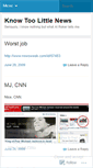 Mobile Screenshot of knowtoolittle.wordpress.com