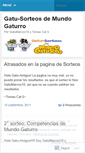 Mobile Screenshot of gatusorteosdemundogaturro.wordpress.com