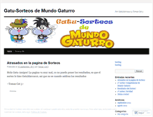 Tablet Screenshot of gatusorteosdemundogaturro.wordpress.com