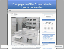 Tablet Screenshot of esepeganoolho.wordpress.com