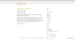 Desktop Screenshot of ldsrecovery.wordpress.com