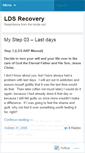 Mobile Screenshot of ldsrecovery.wordpress.com
