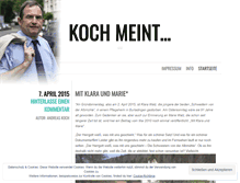 Tablet Screenshot of kochmeint.wordpress.com