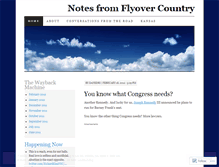 Tablet Screenshot of flyovernotes.wordpress.com