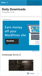 Mobile Screenshot of dailydownloads.wordpress.com
