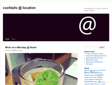 Tablet Screenshot of cocktailsatlocation.wordpress.com
