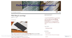 Desktop Screenshot of oxforderesources.wordpress.com