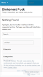 Mobile Screenshot of dishonestpuck.wordpress.com