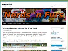 Tablet Screenshot of nerdsnfurs.wordpress.com