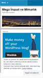 Mobile Screenshot of megainsaatvemimarlik.wordpress.com