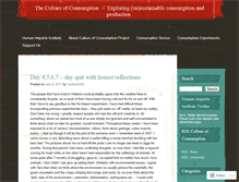 Tablet Screenshot of cultureofconsumption.wordpress.com