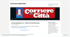 Desktop Screenshot of ilcorrieredellacitta.wordpress.com