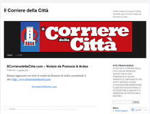 Tablet Screenshot of ilcorrieredellacitta.wordpress.com