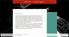 Desktop Screenshot of mizrahifilms.wordpress.com