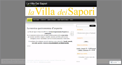 Desktop Screenshot of lavilladeisapori.wordpress.com