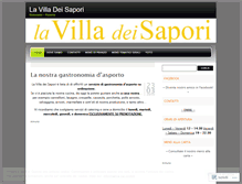 Tablet Screenshot of lavilladeisapori.wordpress.com