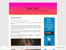 Tablet Screenshot of lina1969.wordpress.com