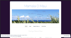 Desktop Screenshot of mamalaomaui.wordpress.com