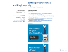 Tablet Screenshot of brachycephaly.wordpress.com