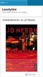 Mobile Screenshot of leselykke.wordpress.com