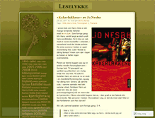 Tablet Screenshot of leselykke.wordpress.com