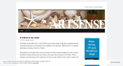 Desktop Screenshot of gotartsense.wordpress.com