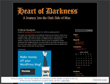 Tablet Screenshot of heartofdarknessjosephconrad.wordpress.com