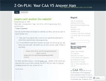 Tablet Screenshot of caav5answerman.wordpress.com