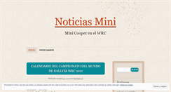 Desktop Screenshot of noticiasmini.wordpress.com