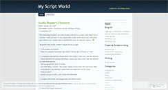 Desktop Screenshot of myscriptworld.wordpress.com