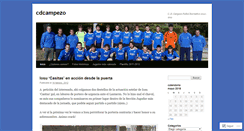 Desktop Screenshot of cdcampezo.wordpress.com