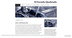 Desktop Screenshot of elescudoquebrado.wordpress.com