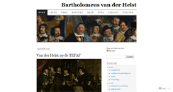 Desktop Screenshot of bartholomeusvanderhelst.wordpress.com