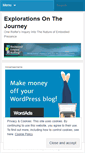 Mobile Screenshot of explorethejourney.wordpress.com