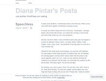 Tablet Screenshot of dianapintar.wordpress.com